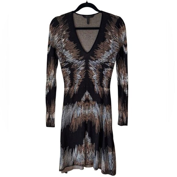 BCBGMaxAzria Women's Katia Electric Jacquard Dress - Size Small - Picture 3 of 9